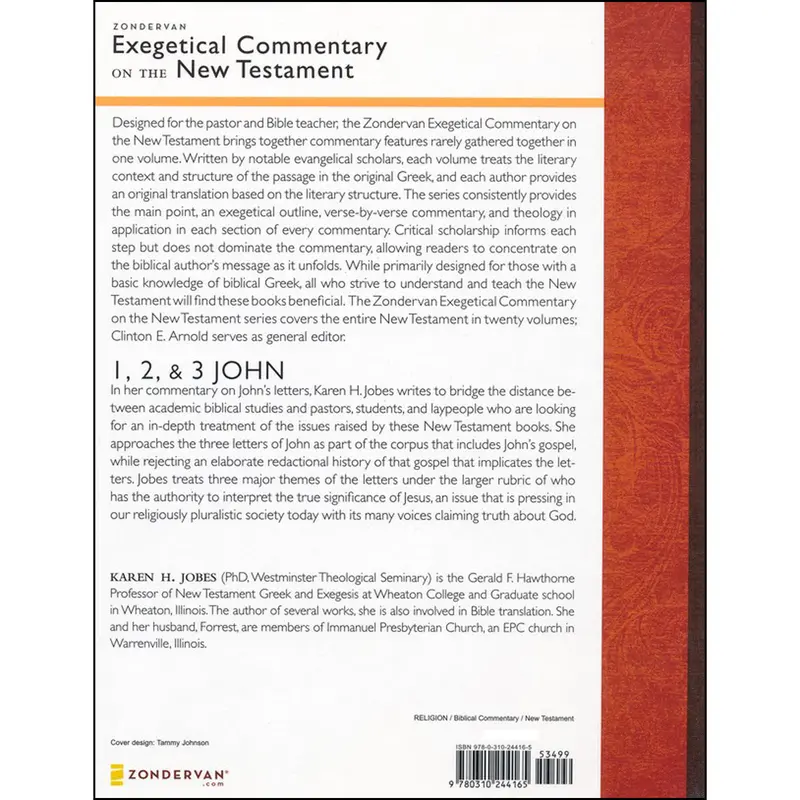 1, 2, And 3 John: Zondervan Exegetical Commentary On The New Testament (Hardcover) 2