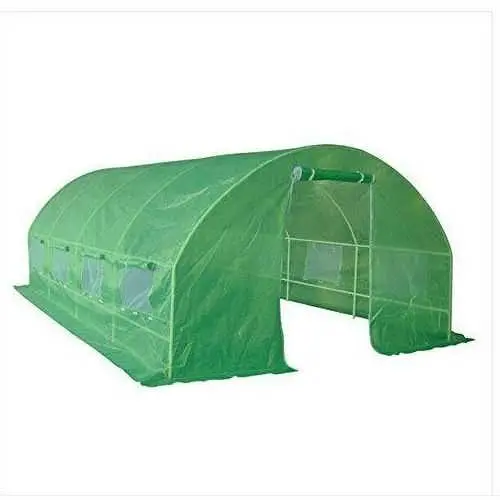10 Ft X 20 Ft Heavy-Duty Steel Greenhouse Kit With Reinforced Pe Cover 1