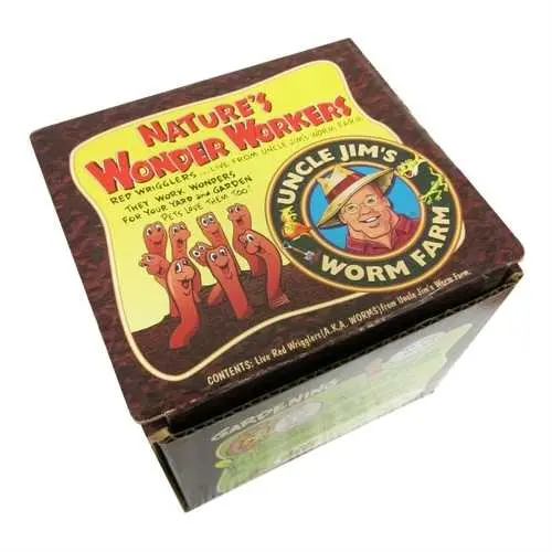 1,000 Live Red Wiggler Composting Worms – Organic Vermiculture Starter Kit 1