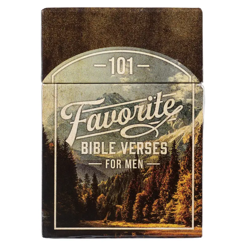 101 Favorite Bible Verses For Men — Uplifting Card Collection 1