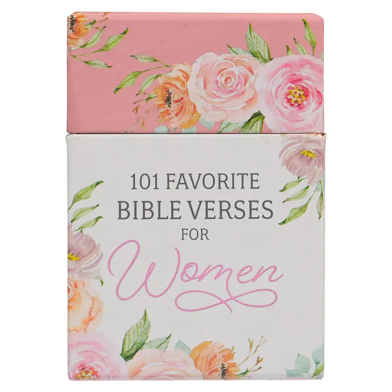 101 Favorite Bible Verses For Women — Inspirational Card Set 1
