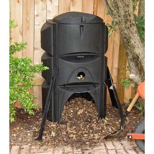 16.4 Cu. Ft. 3-Chamber Compost Bin – Heavy-Duty Soil Maker System 1