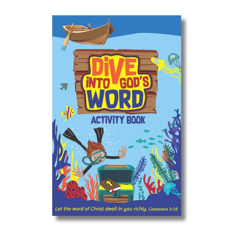 16-Page Bible-Themed Activity Booklet For Kids 1