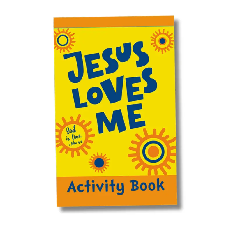 16-Page Early Faith Activity Booklet: Jesus Loves Me 1
