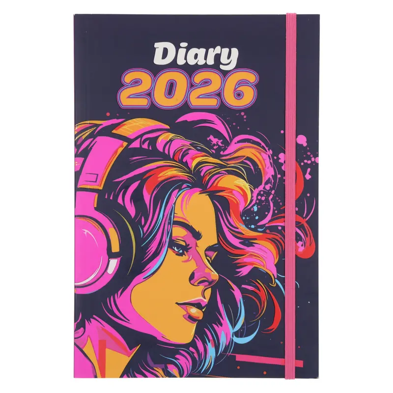 2026 A5 Student Planner – Music-Themed Paperback Diary For Young Learners 1