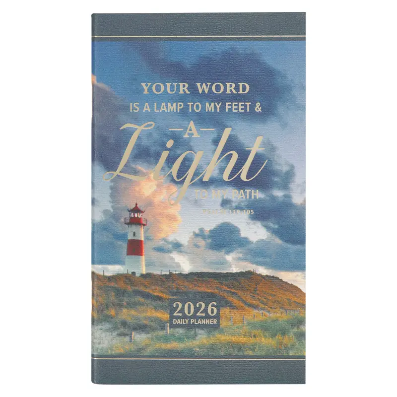 2026 Faith-Based Daily Planner – 'Your Word Is A Lamp To My Feet' Theme 1