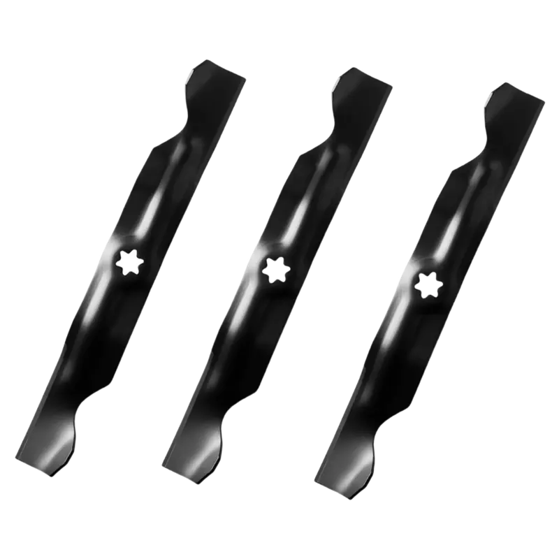 3-Piece High-Lift Blade Set – Compatible With 50" Cub Cadet, Toro, And Similar Decks (942-04056, 112-0316) 1
