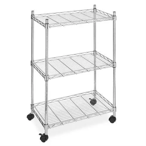 3-Tier Rolling Utility Cart – Mobile Storage Solution For Kitchen, Bathroom, Or Garage 1