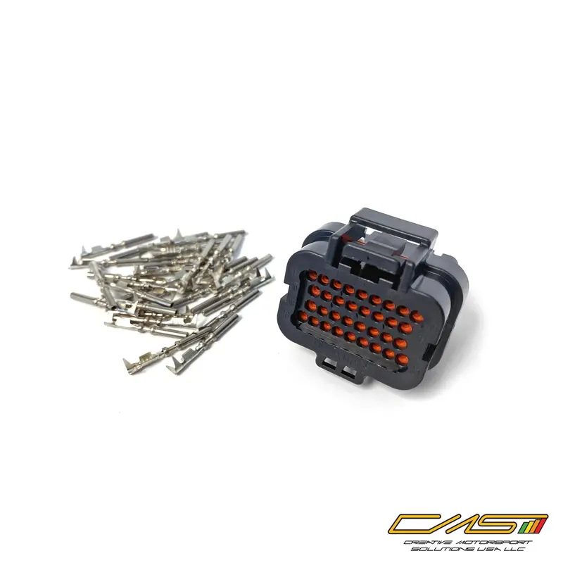 34-Pin Amp-Style Industrial Connector Assembly 1