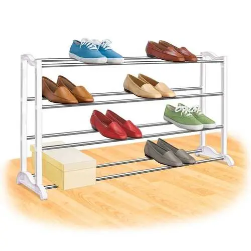 4-Tier Shoe Organizer – Compact Freestanding Rack For Up To 20 Pairs 1