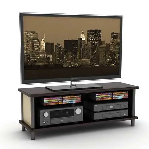 50-Inch Tv Stand & Entertainment Center – Flat-Panel Media Console With Storage 1