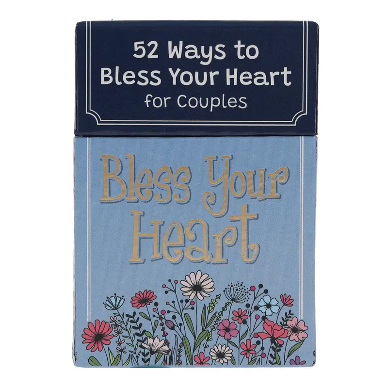 '52 Ways To Bless Your Heart' Inspirational Card Set For Couples 1