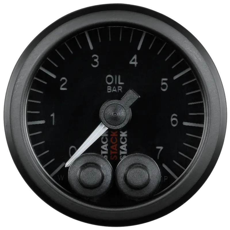 52Mm Pro-Control Oil Pressure Gauge – Analog Precision Readout 1