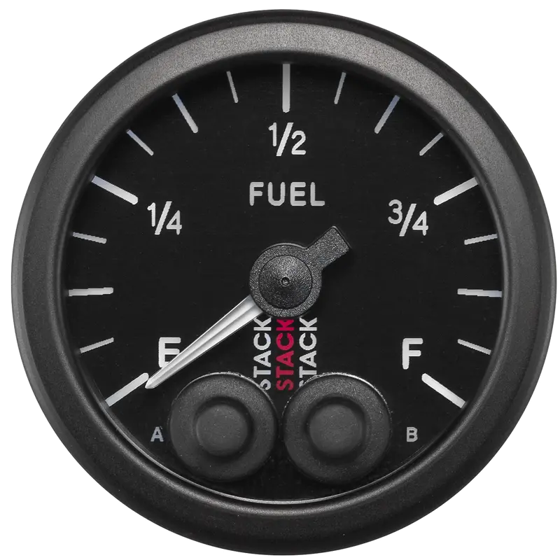52Mm Programmable Fuel Level Gauge (0–280 Ω) – Pro-Control 1
