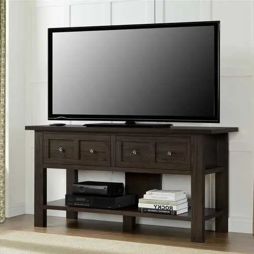 55-Inch Classic Tv Stand & Accent Console With Dual Storage Drawers 1