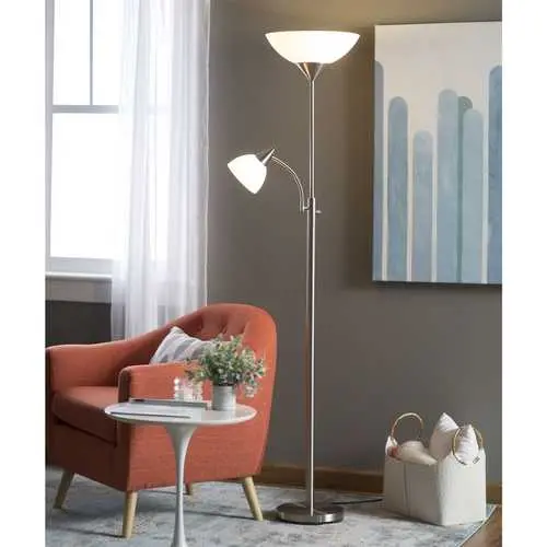 71" Adjustable Floor Lamp – Modern Gooseneck Reading Light With Flexible Arm 1