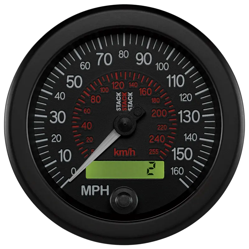 88Mm Stack-Mounted Analog Speedometer 1