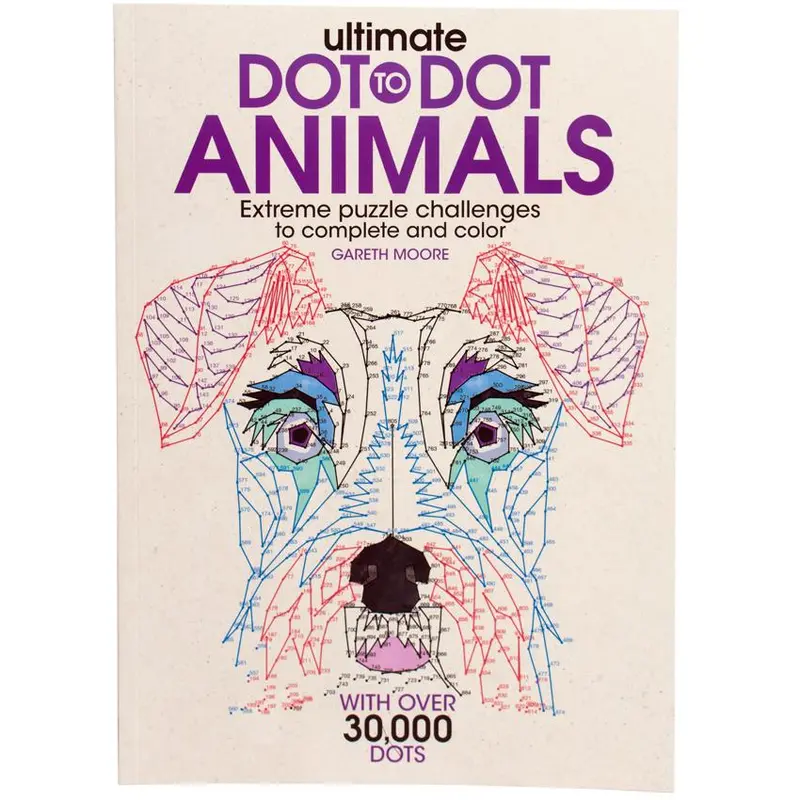 Advanced Animal Dot-To-Dot Puzzle Book For Kids And Adults 1