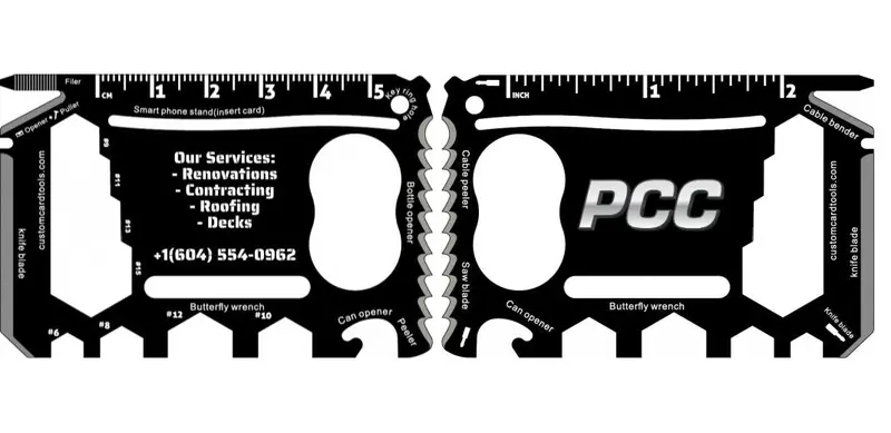 Advanced Business Card Multi-Tool (Model 2) – Custom Branded 1