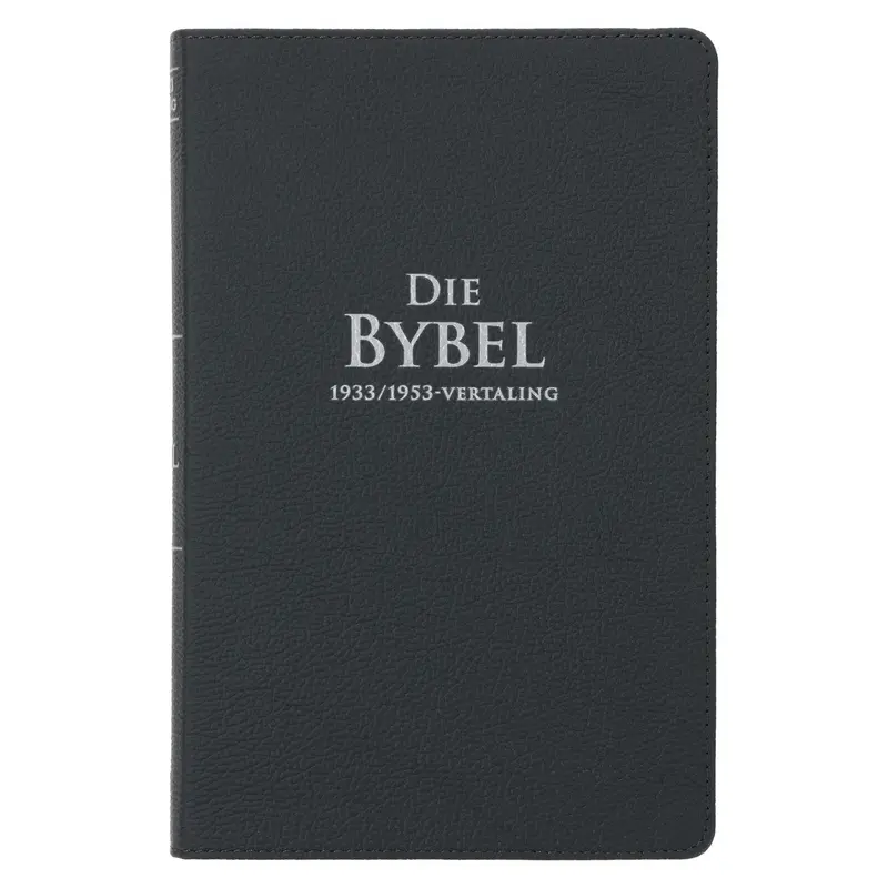 Afrikaans 1933/1953 Translation: Coal-Colored Authentic Teaching Bible 1