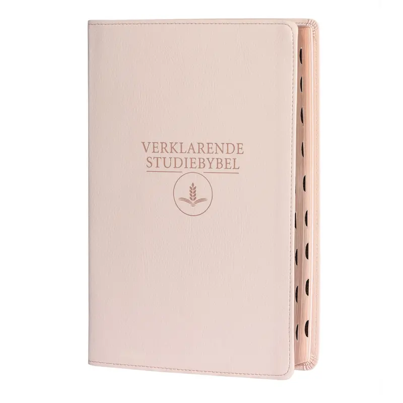 Afrikaans 1933/1953 Translation – Light Rose Imitation Leather Explanatory Study Bible 1