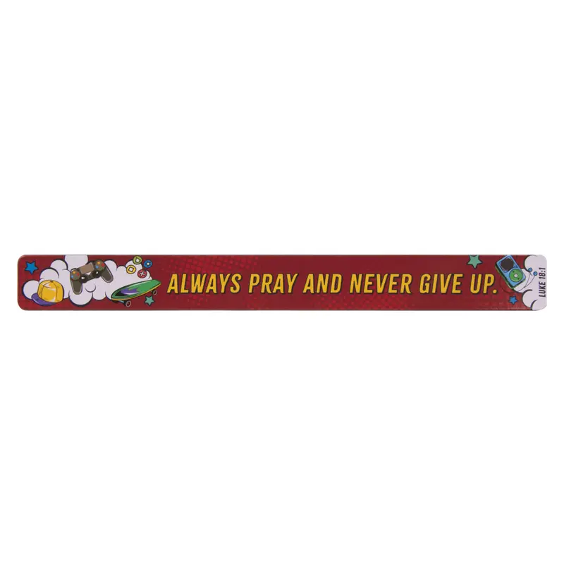Always Pray, Never Give Up: Inspirational Magnetic Bookmark 1