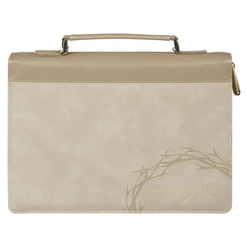 'Amazing Grace' Faux Leather Bible Storage Bag 1