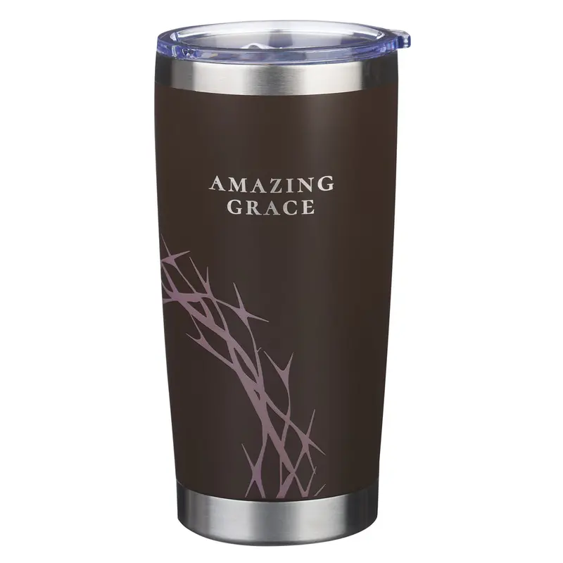Amazing Grace Stainless Steel Travel Mug – Insulated & Faith-Focused 1
