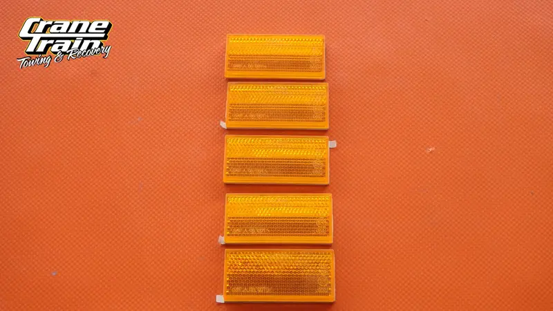 Amber Reflective Safety Conspicuity Reflectors 1
