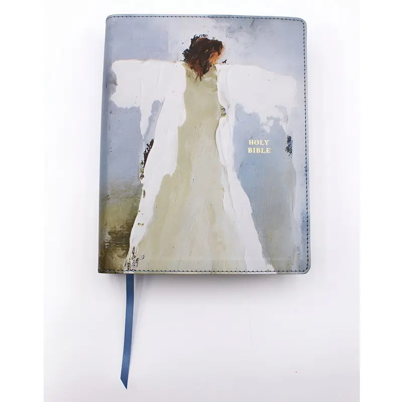 Amplified Bible, Blue Imitation Leather—Anne Neilson Angel Art Edition 2