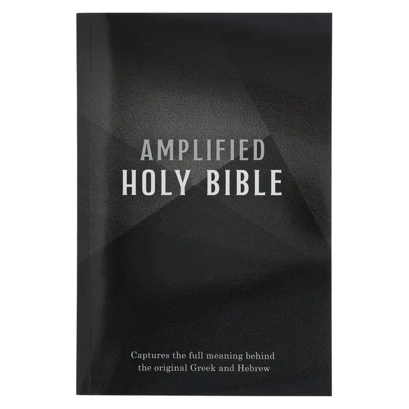 Amplified Version Black Edition – Paperback Economy Bible 1