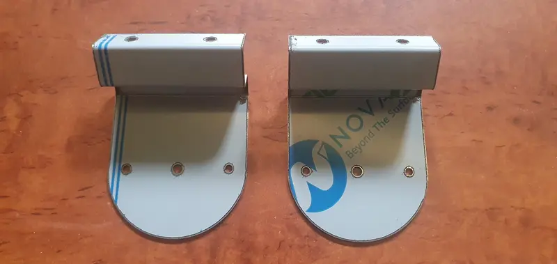 Angled Watermelon Light Trailer Chassis Mounting Bracket 1