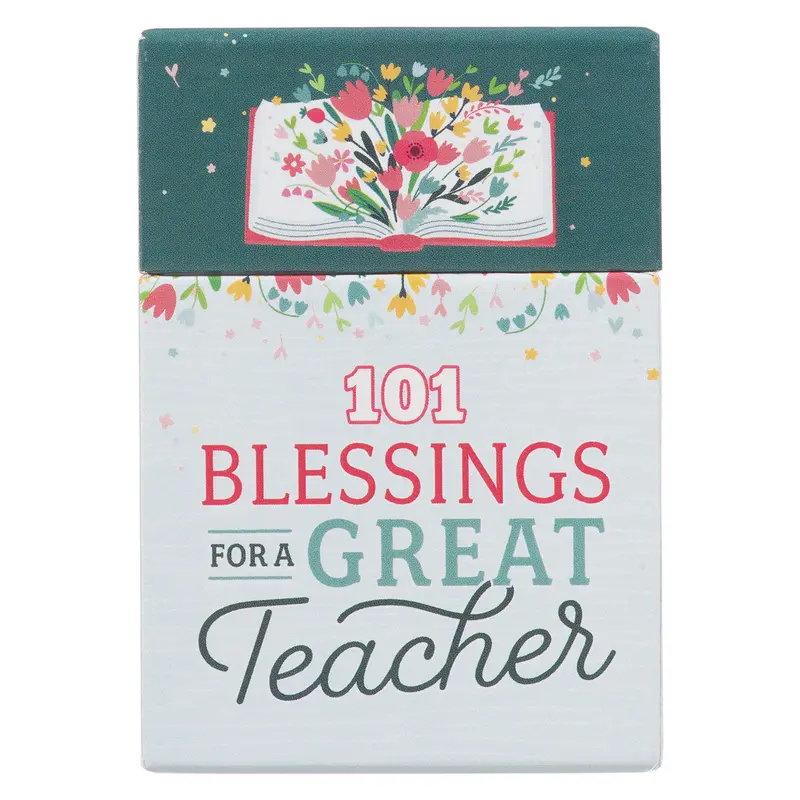 Appreciation Cards For Teachers – 101 Uplifting Blessings In A Keepsake Box 1