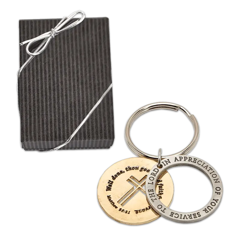 Appreciation Keychain In Elegant Gift Box – Honoring Faithful Service 1