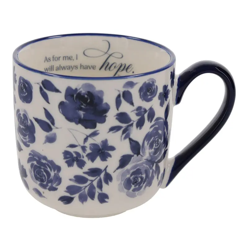 'As For Me, I Will Always Have Hope' Ceramic Mug 1