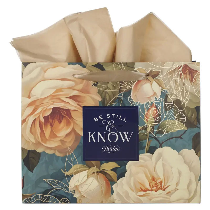 Be Still And Know: Large Landscape-Design Gift Bag With Complimentary Tag 1