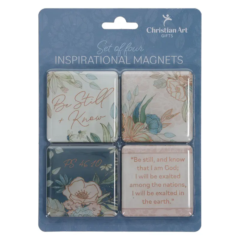 Be Still And Know Magnetic Set – Four-Piece Faith-Inspired Collection 1