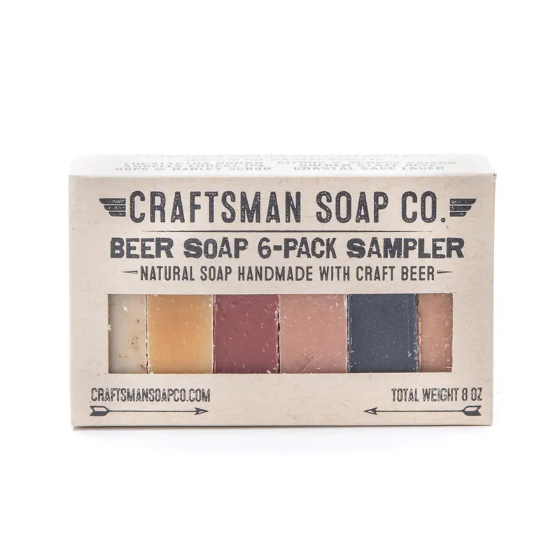 Beer-Themed Soap Sampler – 6-Count Gourmet Gift Set 1