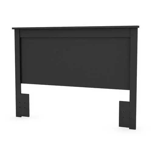 Black Full/Queen Headboard – Canadian-Made Wall-Mounted Design 1