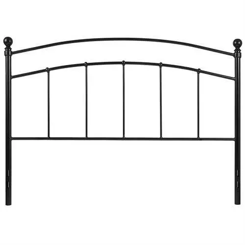Black Metal Twin Headboard – Contemporary Classic Design 1