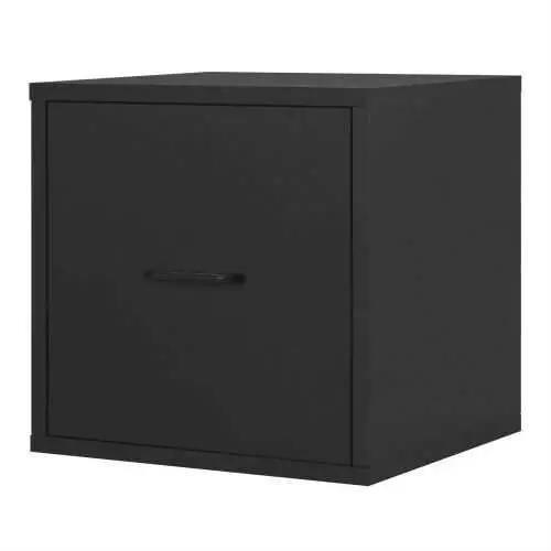 Black Modular Cube Storage Cabinet For Office Or Home Use 1