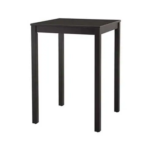 Black Wood-Finish Counter-Height Pub Dining Table 1