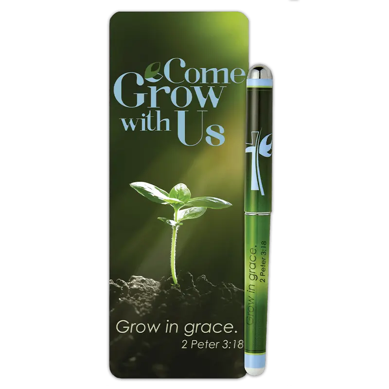 Bookmark And Ink Pen Gift Set: Spiritual Growth Theme 1