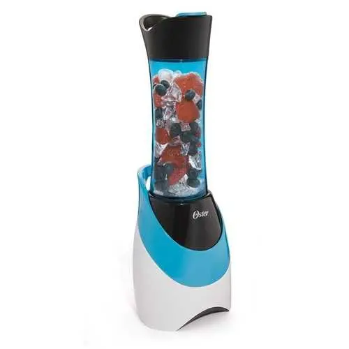 Bpa-Free 250W Personal Blender With Blue Travel Sport Bottle 1