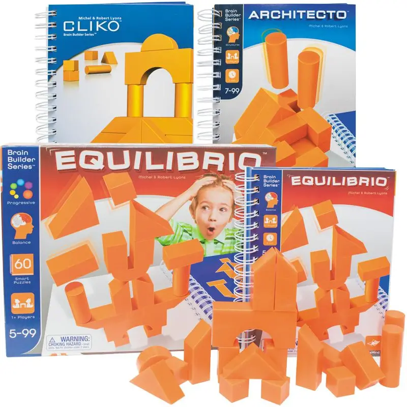 Brain Builder Trio: Logic, Spatial Reasoning, And Pattern Recognition Kit 1