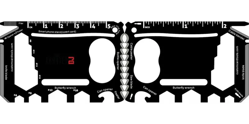 Branded Card-Sized Multi-Tool – Model 2 1