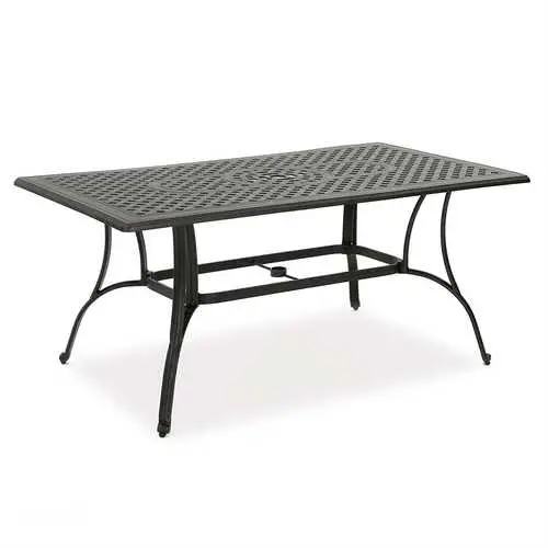 Bronze Cast Aluminum Outdoor Dining Table – 40 X 70 Inches 1