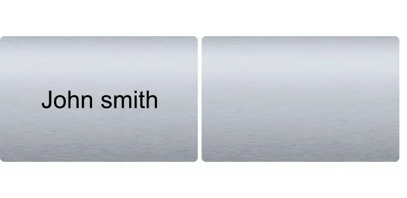 Brushed Metal Business Cards – Elegant & Durable Corporate Cards 1