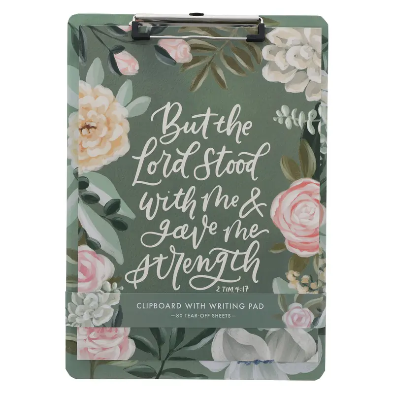 'But The Lord Stood With Me' Clipboard Set – Includes Notepad 1
