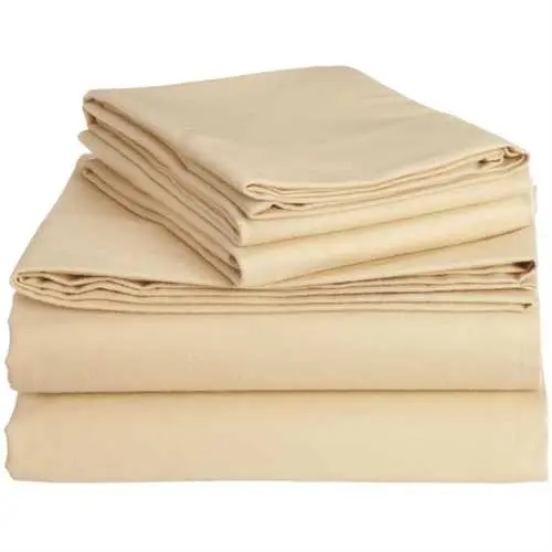 Chamois Queen Sheet Set – 100% Cotton Velvet Bedding 1